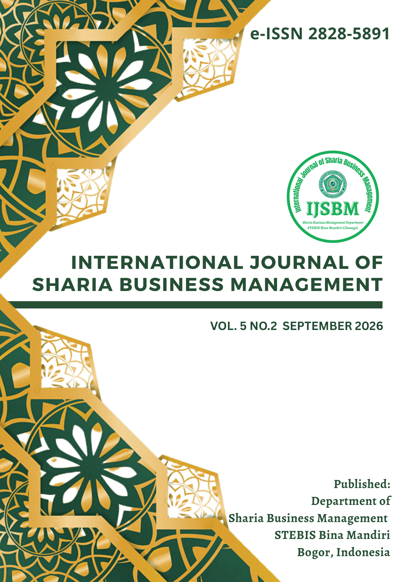 					View Vol. 5 No. 2 (2026): IJSBM: International Journal of Sharia Business Management
				